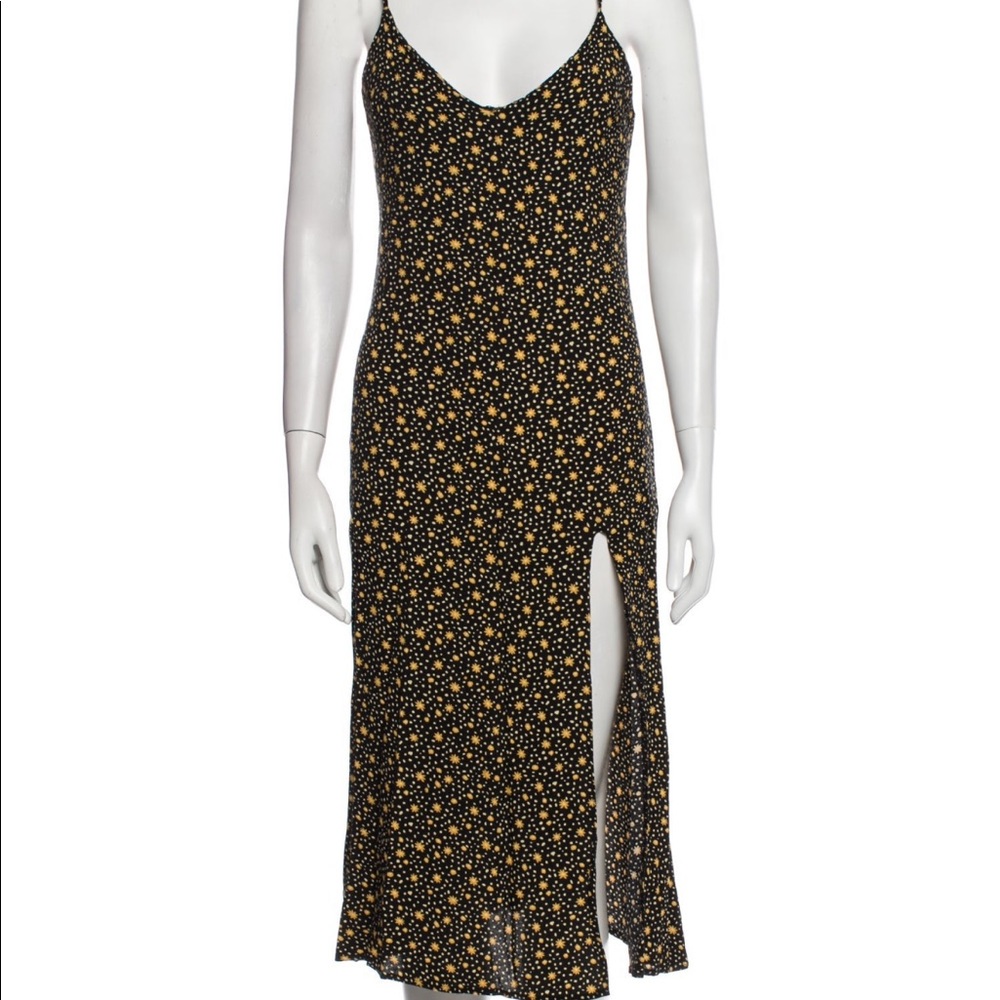 Reformation slip midi dress